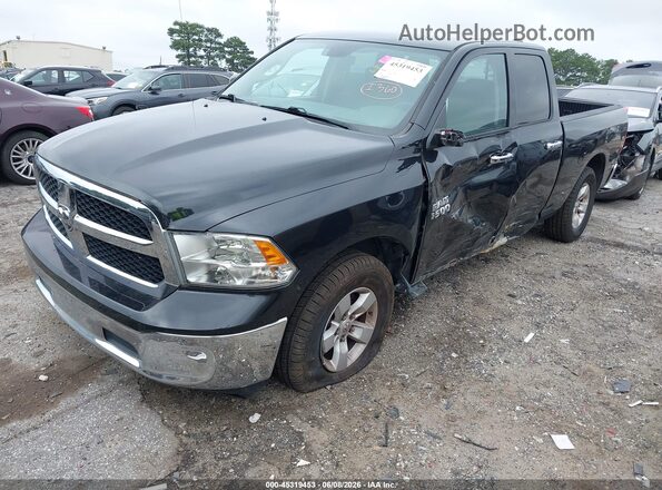 1C6RR6GG1JS317513 2018 RAM 1500 Black წინა მარცხენა ხედი სამი მეოთხედიდან
