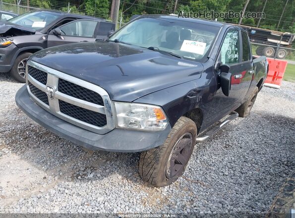 1C6RR6GG5HS708142 2017 RAM 1500 Dark Blue Առջևի ձախ երեք քառորդ տեսարան