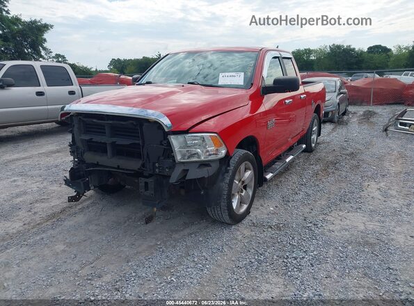 1C6RR6GG8GS394811 2016 RAM 1500 Red წინა მარცხენა ხედი სამი მეოთხედიდან