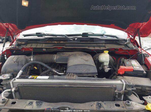 1C6RR6GG8GS394811 2016 RAM 1500 Red უკანა ხედი