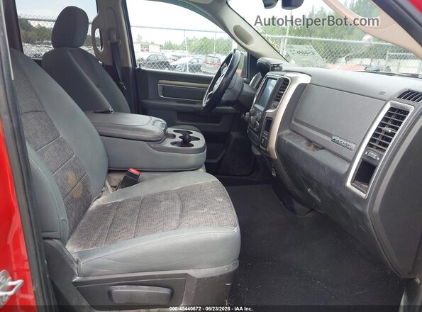 1C6RR6GG8GS394811 2016 RAM 1500 Red წინა სალონის ხედი