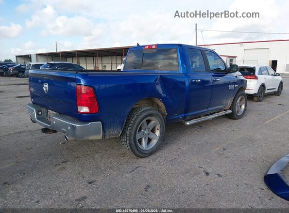 1C6RR6GT2JS161009 2018 RAM 1500 Синий Задняя правая четверть