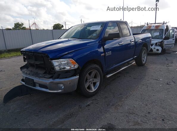 1C6RR6GT2JS161009 2018 RAM 1500 Синий Передняя левая четверть
