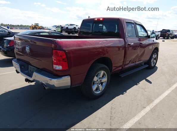 1C6RR6GT3JS211237 2018 RAM 1500 Burgundy Rear right