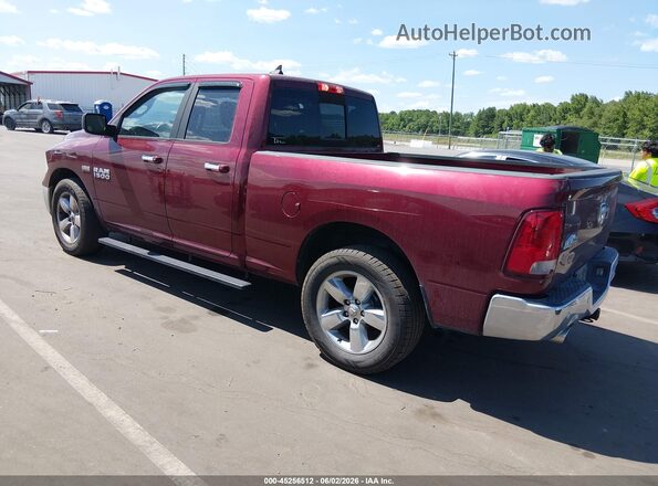 1C6RR6GT3JS211237 2018 RAM 1500 Burgundy Rear left