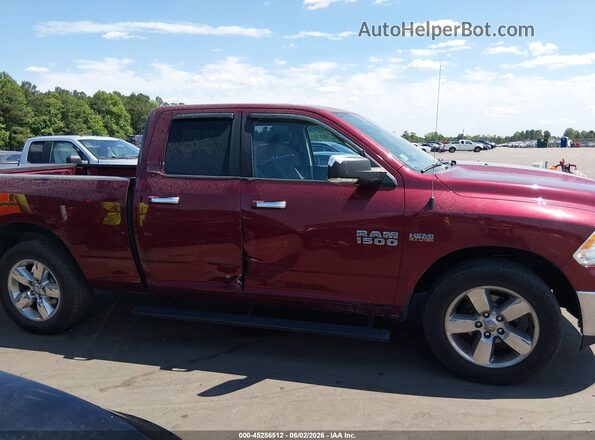 1C6RR6GT3JS211237 2018 RAM 1500 Burgundy Rear interior view