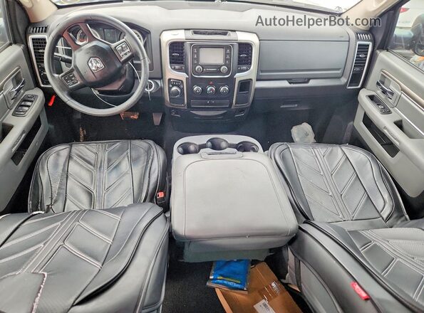 1C6RR6GTXGS201040 2016 RAM 1500 Black Dashboard view