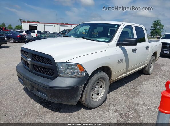 1C6RR6KG8JS303633 2018 RAM 1500 White Front left