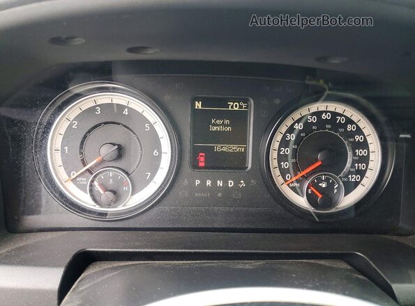 1C6RR6KGXGS275438 2016 RAM 1500 Black Вид щитка приладів