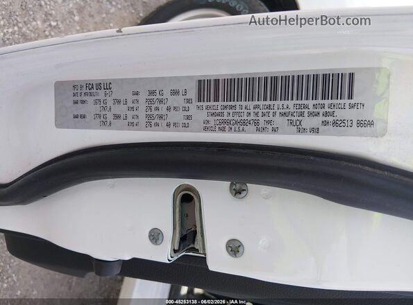 1C6RR6KGXHS824766 2017 RAM 1500 White 