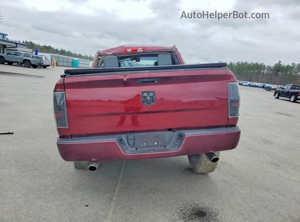 1C6RR6KGXJS304606 2018 RAM 1500 Burgundy Հետևի տեսք