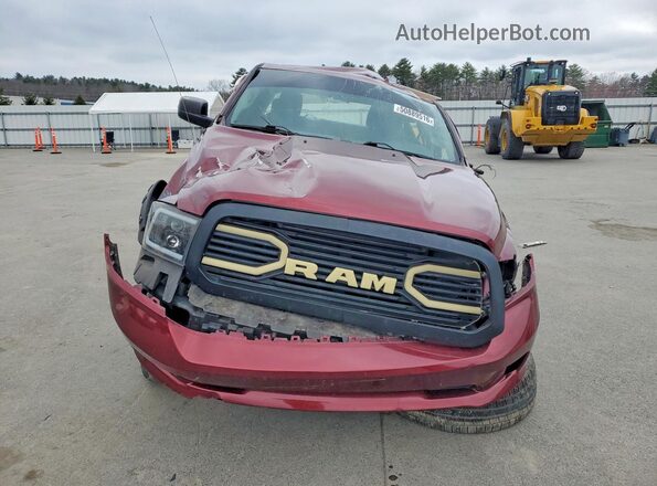1C6RR6KGXJS304606 2018 RAM 1500 Burgundy Դիմացի տեսք