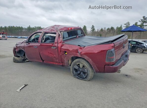 1C6RR6KGXJS304606 2018 RAM 1500 Burgundy Հետևի ձախ