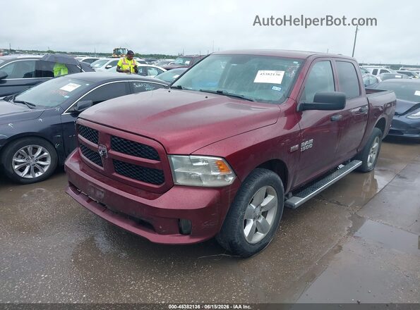 1C6RR6KT5JS305353 2018 RAM 1500 Burgundy 