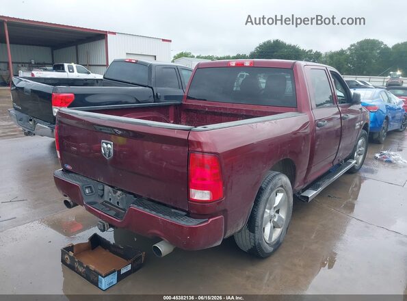 1C6RR6KT5JS305353 2018 RAM 1500 Burgundy 