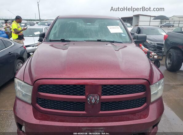 1C6RR6KT5JS305353 2018 RAM 1500 Burgundy 