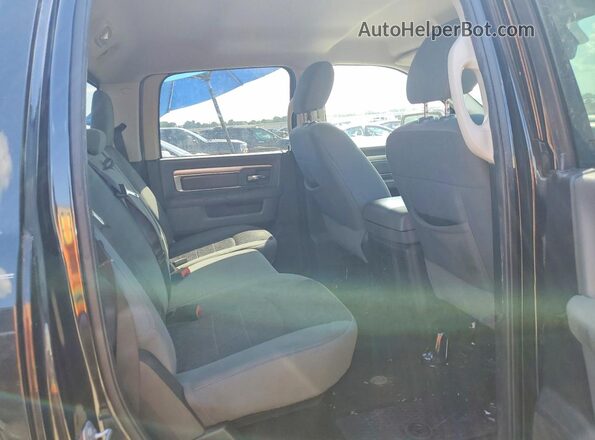 1C6RR6LG2GS107629 2016 RAM 1500 Black Rear seats view