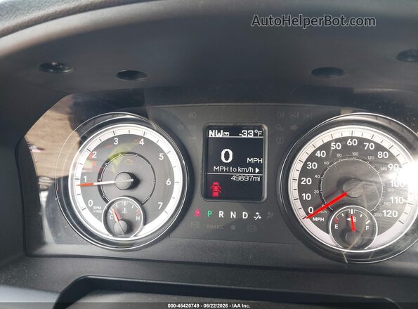 1C6RR6LG3RS122868 2024 RAM 1500 CLASSIC Красный Вид задних сидений