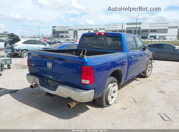 1C6RR6LT0JS200167 2018 RAM 1500 Blue Задня права чверть