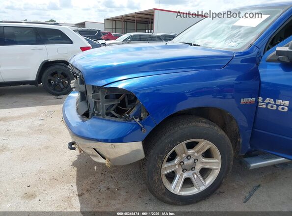1C6RR6LT0JS200167 2018 RAM 1500 Blue Вид спереду