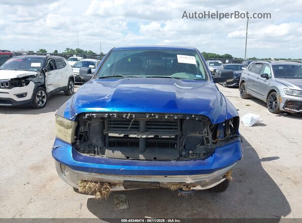 1C6RR6LT0JS200167 2018 RAM 1500 Blue Вид щитка приладів