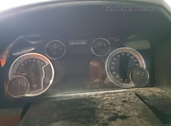 1C6RR6LT4KS529648 2019 RAM 1500 White Widok zestawu wskaźników