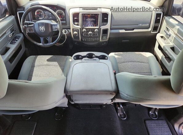 1C6RR6LT4KS585573 2019 RAM 1500 Blue Dashboard view