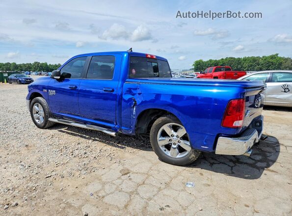 1C6RR6LT4KS585573 2019 RAM 1500 Blue Rear left