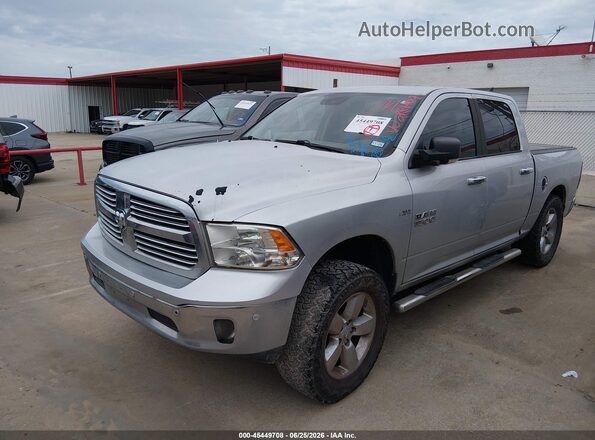 1C6RR6LT5GS209536 2016 RAM 1500 Silver წინა მარცხენა ხედი სამი მეოთხედიდან