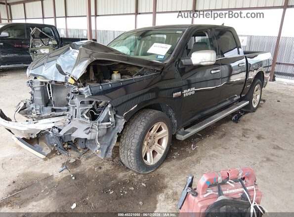 1C6RR6LT6HS744456 2017 RAM 1500 Черный Передняя левая четверть