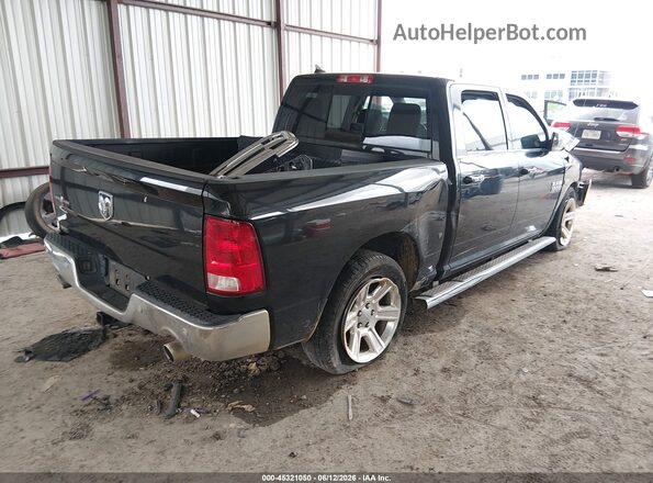 1C6RR6LT6HS744456 2017 RAM 1500 Черный Задняя правая четверть