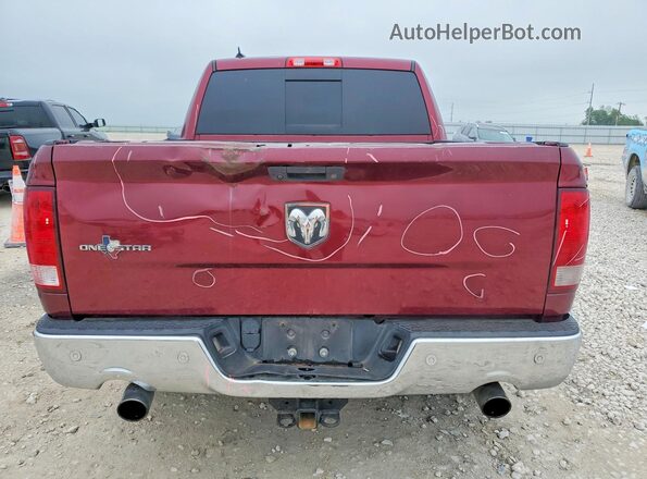 1C6RR6LT7JS115018 2018 RAM 1500 Maroon Հետևի տեսք