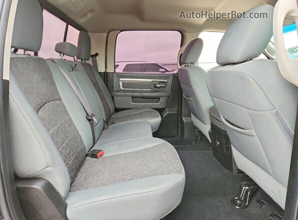 1C6RR6LT7KS622387 2019 RAM 1500 Black Rear seats view