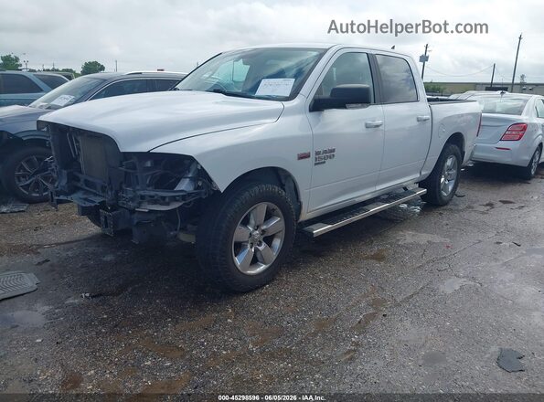 1C6RR6LT9KS573614 2019 RAM 1500 CLASSIC White Առջևի ձախ երեք քառորդ տեսարան