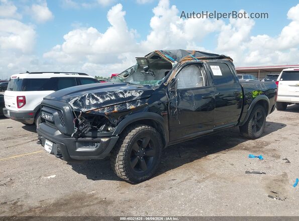 1C6RR6LT9KS692795 2019 RAM 1500 CLASSIC Черный Передняя левая четверть
