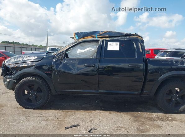 1C6RR6LT9KS692795 2019 RAM 1500 CLASSIC Черный Вид задней части салона