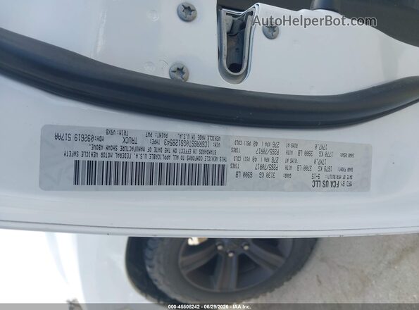 1C6RR6ST0GS128543 2016 RAM 1500 White Вид підкапотного простору