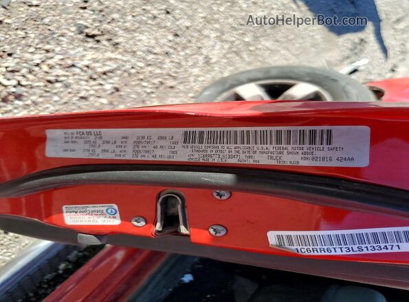 1C6RR6TT3LS133471 2020 RAM 1500 Red 
