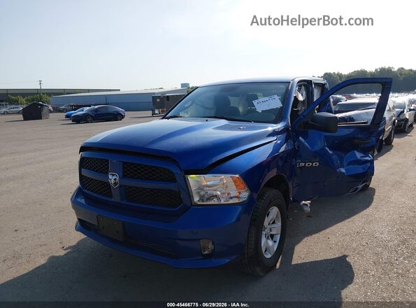 1C6RR7FG2JS246801 2018 RAM 1500 Синий Передняя левая четверть
