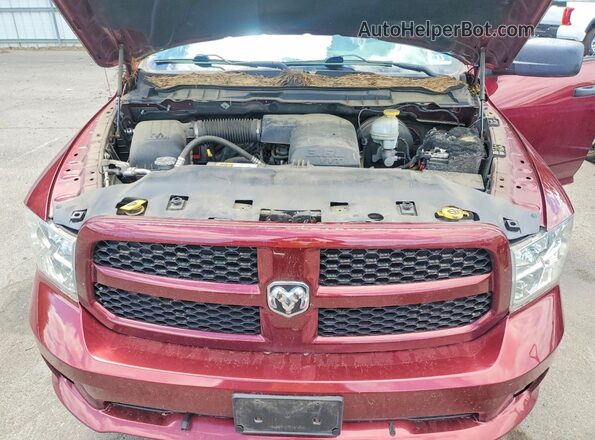 1C6RR7FG3JS138607 2018 RAM 1500 Burgundy 