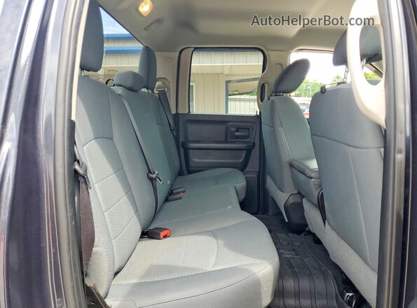 1C6RR7FG3JS320307 2018 RAM 1500 Charcoal Rear seats view