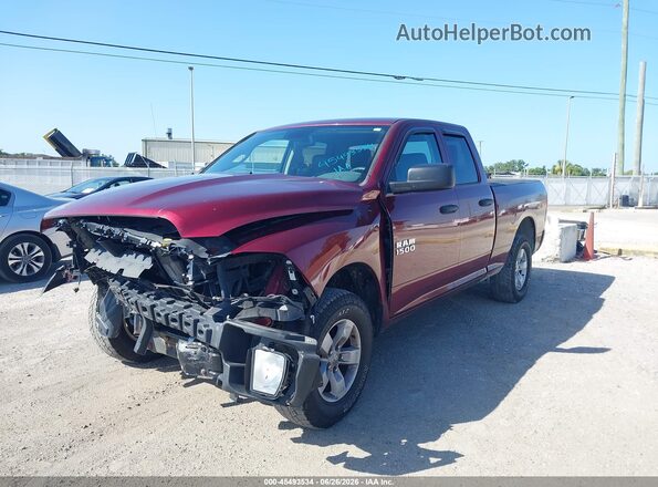 1C6RR7FG4JS260795 2018 RAM 1500 Red Front left