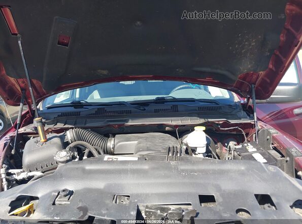 1C6RR7FG4JS260795 2018 RAM 1500 Red Rear view