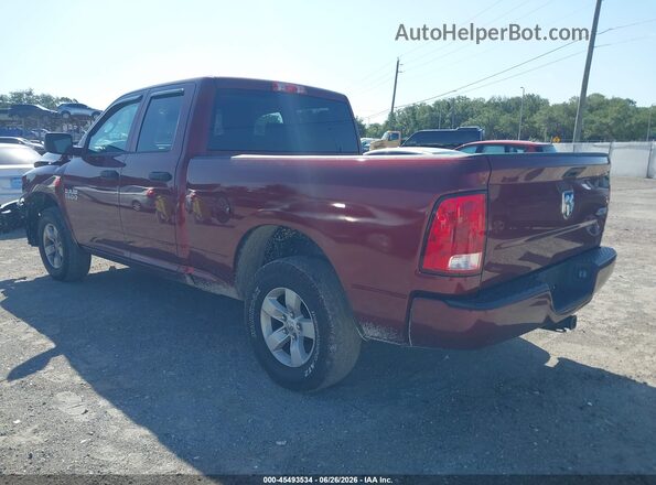 1C6RR7FG4JS260795 2018 RAM 1500 Red Rear left