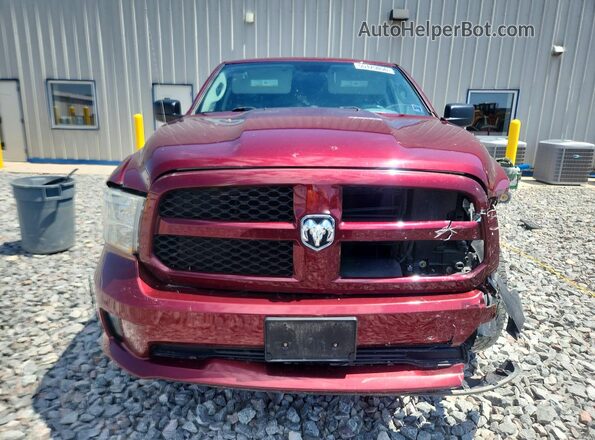 1C6RR7FG6JS273807 2018 RAM 1500 Burgundy 