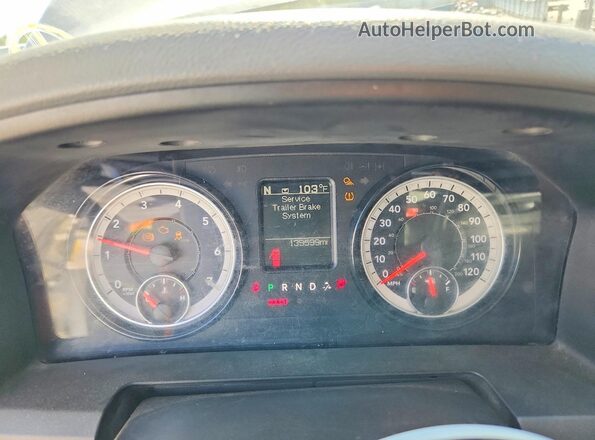1C6RR7FG8LS141568 2020 RAM 1500 Silver Instrument cluster view