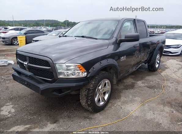 1C6RR7FG9HS606995 2017 RAM 1500 Gray Առջևի ձախ երեք քառորդ տեսարան