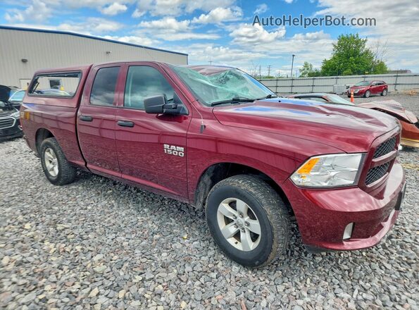 1C6RR7FGXHS845374 2017 RAM 1500 Maroon Front right