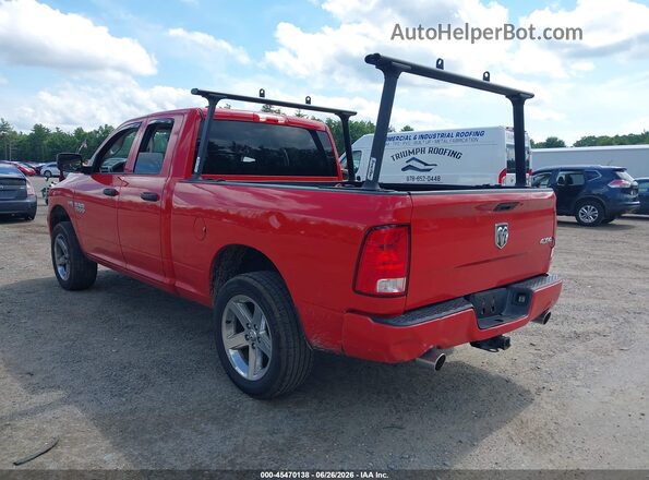 1C6RR7FT3HS565566 2017 RAM 1500 Red Rear left