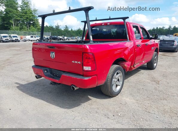 1C6RR7FT3HS565566 2017 RAM 1500 Red Rear right